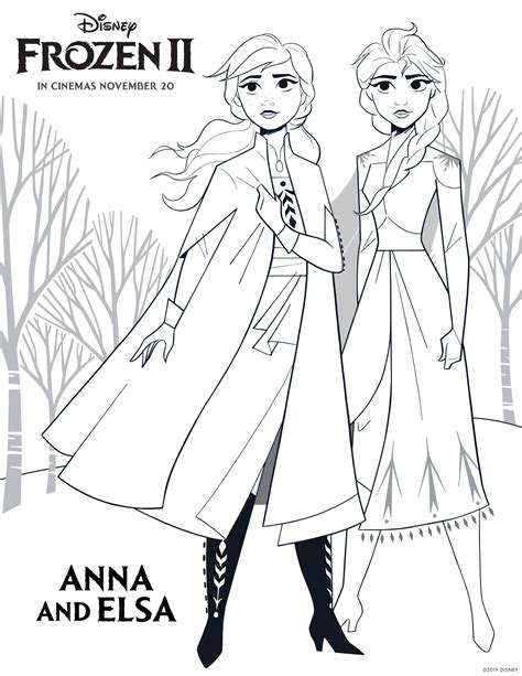 frozen 2 coloring pages|More.